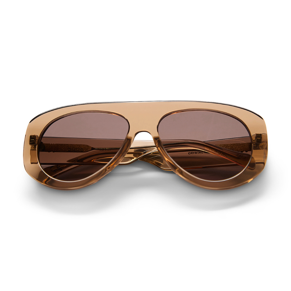 Clark Crystal Taupe / Brown Lens