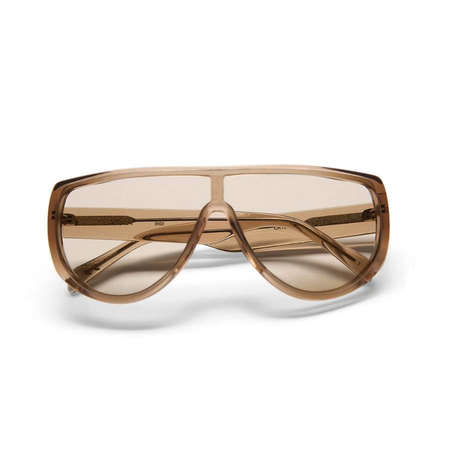 Indi Crystal Taupe / Brown Lens
