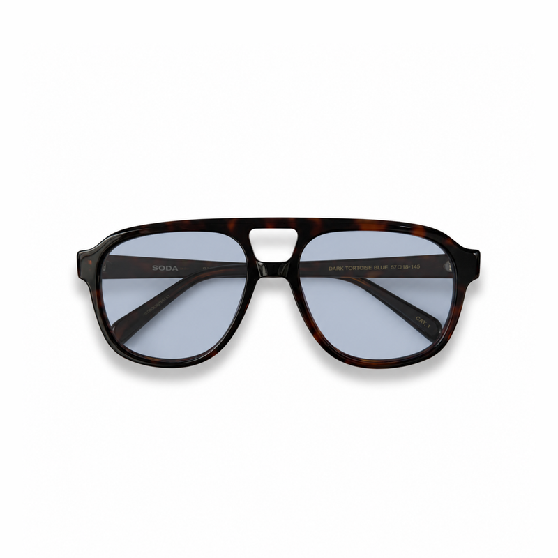 Casey Dark Tortoise / Blue